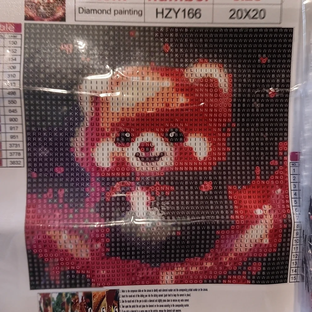 Red Panda Diamond Painting Kit 20x20